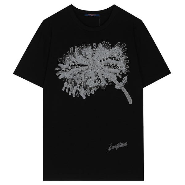 Louis Vuitton X Yayoi Kusama Psychedelic Flower Regular T-Shirt Milky White  for Men