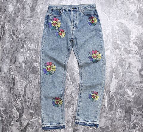 READYMADE X Takashi Murakami Flower Jean