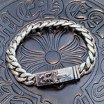 Chrome Hearts - Dagger ID Bracelet With Cuban Link Band