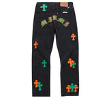 Chrome Hearts Miami Levi's Cross Patch Jeans