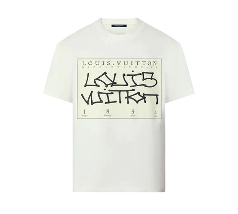 Louis Vuitton Signature Print T-shirt White