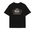 Rhude Racing Crest Tee Black
