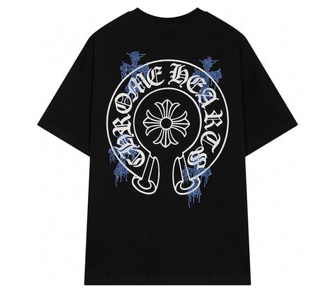 Chrome Hearts - Logo Cross Diamond T-Shirt Black