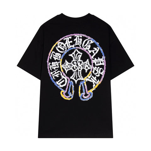 Chrome Hearts - Cross Logo Color T Shirt Black