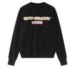 Off-White Digit Bacchus Cotton Sweatshirt Black