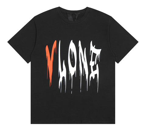 Vlone Ink Dissolving T-shirt Black