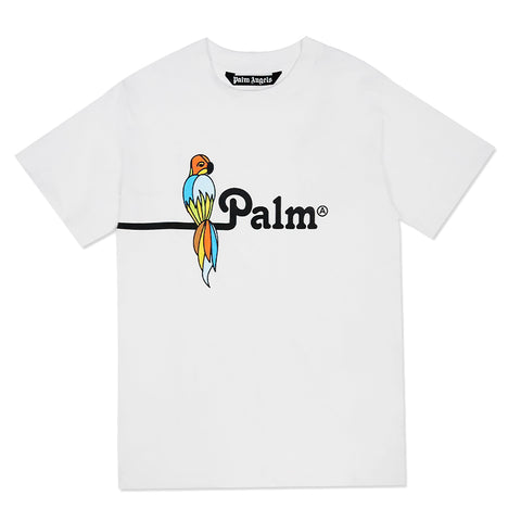 Palm Angels Parrot Logo T-Shirt White