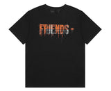 Vlone Logo FRIENDS T-shirt Black/Orange