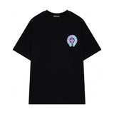 Chrome Hearts - Horseshoe Blue T-Shirt Black