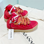 Lanvin Curb Sneaker Poppy Red