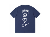 Nike x Stussy Peace, Love, Swoosh T-shirt Navy