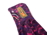 BAPE Color Camo Separate Shark Full Zip Hoodie Red/Purple