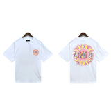 AMIRI logo-print cotton T-shirt. White