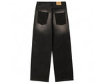 Balenciaga Patched Pockets baggy Jeans in Black