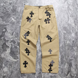 Chrome Hearts Cross Patch Carpenter Pants