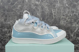 Lanvin Curb Sneaker White Light Blue