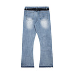 Gallery Dept. 'G' Patch Bronco Flare Straight-Leg Jeans - Blue