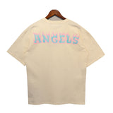 Palm Angels Flames Vintage T-Shirt  Yellow