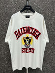 Balenciaga College Medium Fit T-Shirt White -SS22