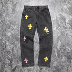 Chrome Hearts London Levi's Cross Patch Jeans