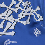 AMIRI Bones Stacked Cotton T-shirt Royal Blue