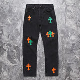 Chrome Hearts Miami Levi's Cross Patch Jeans