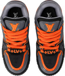 Louis Vuitton LV Trainer Maxi Black Orange Monogram