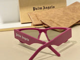 Palm Angels Palm Rectangle Frame Sunglasses Bordeaux