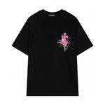 Chrome Hearts - Logo Cross Splash Color T-Shirt Black