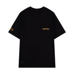 Chrome Hearts - Plus Cross Shield Logo Yellow T Shirt Black