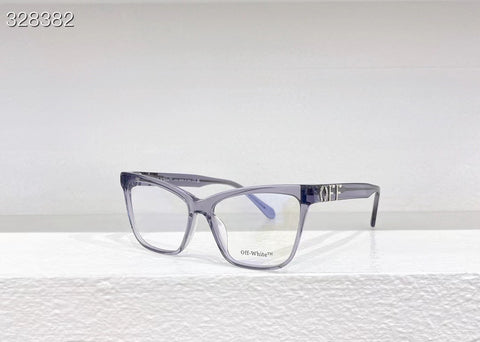 Off-White Eyewear butterfly-frame Glasses Transparent Violet