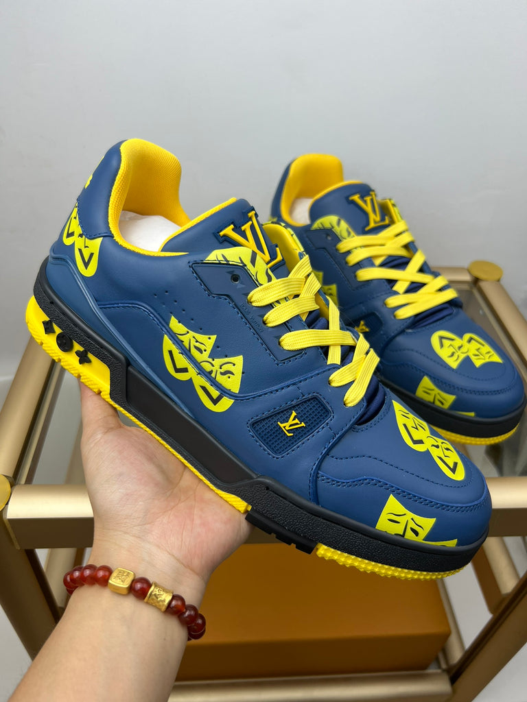 Louis Vuitton LV Trainer Sneaker Yellow. Size 09.5