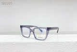 Off-White Style 52 Glasses Transparent Violet