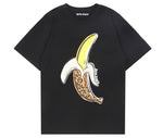 Palm Angels Leopard Banana T-Shirt Black