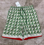 CASABLANCA Heart Monogram Silk Short