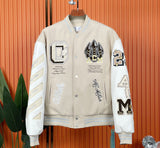 OFF-WHITE AC Milan Varsity Jacket