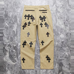 Chrome Hearts Cross Patch Carpenter Pants