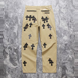 Chrome Hearts Cross Patch Carpenter Pants