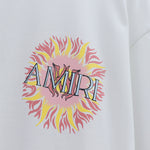 AMIRI logo-print cotton T-shirt. White