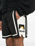 RHUDE colourblock track shorts