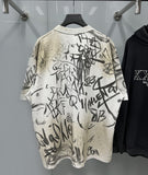 Balenciaga Graffiti T-Shirt Heather Grey