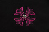 Chrome Hearts - Horseshoe Pink Cross Fleur Pin T-shirt Black