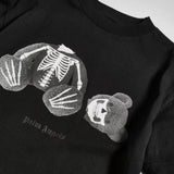 Palm Angels Skeleton Bear T-Shirt Black