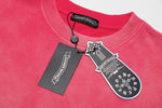 Chrome Hearts - Horseshoe Logo Multi Cross T-Shirt Pink