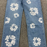 Levi's, Denim Tears 501 Rhinestone Wreath Jeans