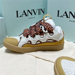Lanvin Curb Sneaker White Beige