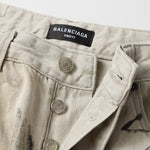 Balenciaga Graffiti Denim Pants