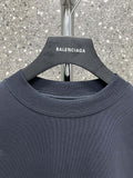 Balenciaga Logo Oversized T-Shirt Black