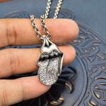 Chrome Hearts Rolling Stones Necklace 'Silver'