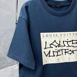 Louis Vuitton Signature Print T-shirt Navy